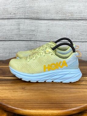 HOKA One One Rincon 3 Butterfly Summer Song Yellow Shoes Women’s Size 6.5 B